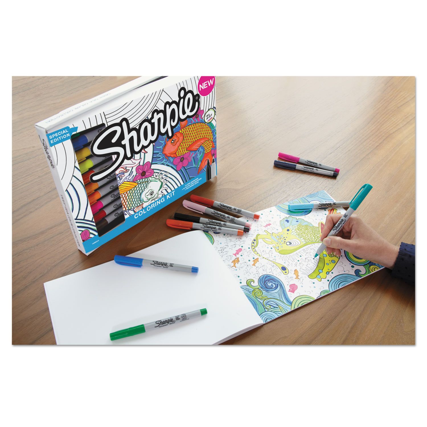 Destapá tu creatividad con Sharpie! . . ▪️Sharpie coloring kit ▪️Sharpie kit  de decoración ▪️Sharpie kit de lettering